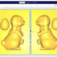 EB_Cura_02.png Easter Bunny With Chocolate Bunny Mold