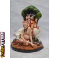 SQ-1.jpg Dattatreya with Swami Samarth, diorama
