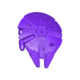 Test.stl Star Wars Millennium Falcon for SLA print