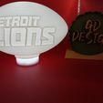 IMG_20231009_183332495.jpg Detroit Lions 3D NFL FOOTBALL TEALIGHT