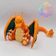 charizard_03_wm2.jpg Charizard - Flexi Articulated Pokémon (print in place, no supports)
