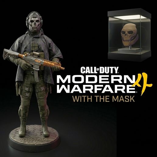 ghost - call of duty - modern warfare 4 - With the mask