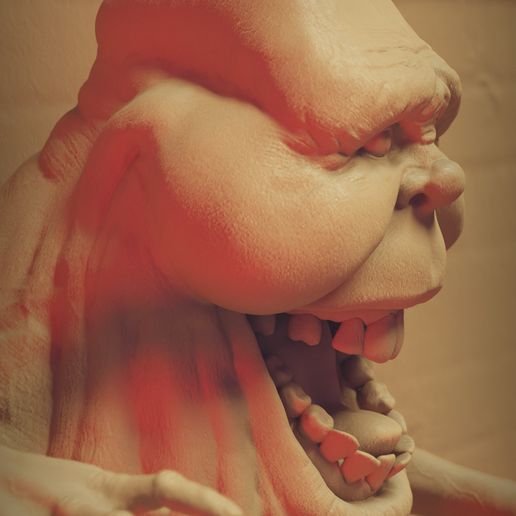 SlimerVer6Details-9.jpg Ghostbusters Slimer 3D Printable Diorama