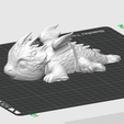 3d-view.png Baby Air Dragon - Figura de fantasia articulada - Sem suportes Impressão 3D STL/3MF