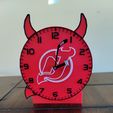 IMG20240229154435.jpg NJ Devils Desk Clock Multicolor
