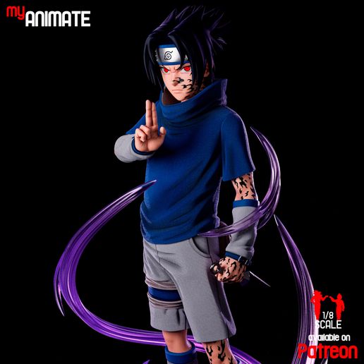1.jpg SASUKE - 3D PRINTABLE FIGURE