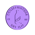 Booze_Fighter_Badge.stl Botella y insignia del combatiente de los licores