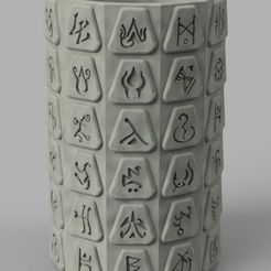 Lapicero-Runas-D2.jpg STL file Diablo II Runes Pen・3D printable model to download