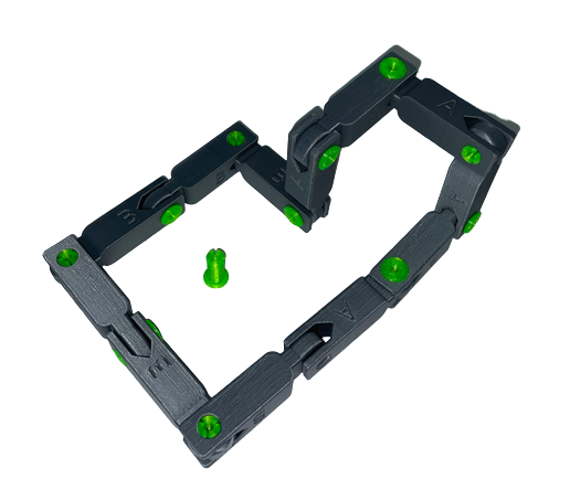 7c87e2ee-f529-462c-acc0-575094c04913.png Orthogonally Constrained 3D Schatz Linkage Bar, Evertible Cube