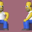 Render1.jpg Os Simpsons - Homer Paranóico Meme