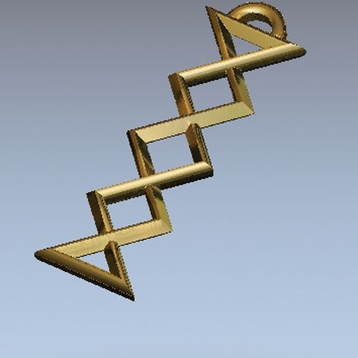 pendant earring 3D model