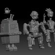 screenshot.591.jpg STAR WARS .STL VISIONS, THE OLD MAN, THE BOSS AND THE GONK OBJ. VINTAGE STYLE ACTION FIGURE.