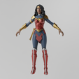 Wonder-Woman0019.png Wonder Woman Lowpoly Rigged Redesign