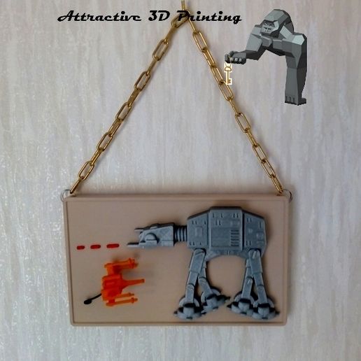 STAR WARS SCENE FRAME - 3D model önizlemesi