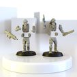 Part-breakdown.jpg Scifi Desert Troopers Infantry Squad - 40000 and OPR Compatible