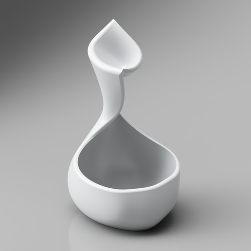 Flowform Vessel - 3D model önizlemesi