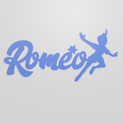 romeo.png STL file Disney door plaque - Romeo・3D printer model to download, BaptCraft