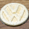 VW-Logo-dough.png Cortador de galletas VW Badge