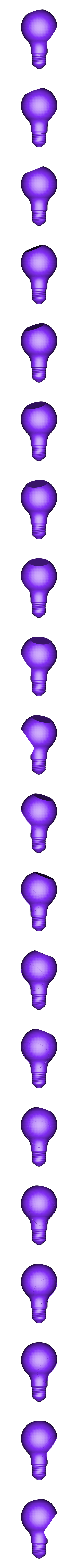 JX bulb.STL Download STL file Bulb Pot • 3D printer object, Dekro