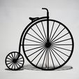 DSC01633.jpg Бесплатный STL файл Penny Farthing Bicycle・Шаблон для 3D-печати для загрузки