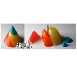 art3d-clb-cone-de-revolution-sections.png Fichier STL gratuit art3d-clb cône de révolution, sections coniques・Design pour impression 3D à télécharger, art3d