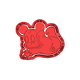model.png mickey mouse (7)   CUTTER AND STAMP, COOKIE CUTTER, FORM STAMP, COOKIE CUTTER, FORM