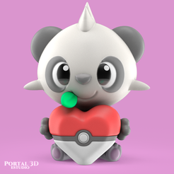 3D file Pokeball Pancham・3D printing design to download・Cults