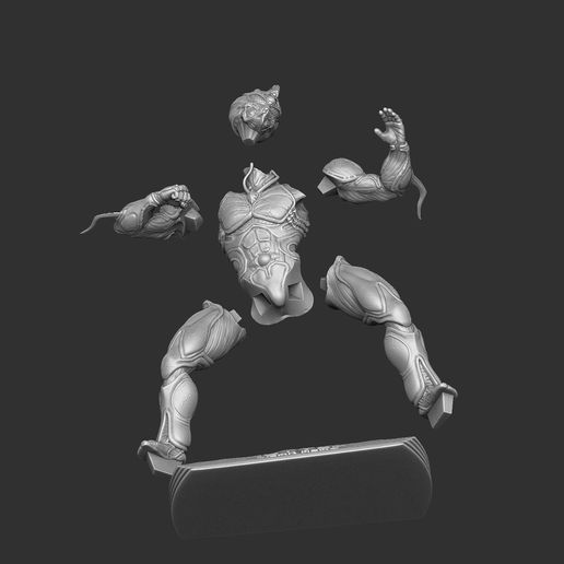 7.jpg Guyver STL 3D-Druckbare STL