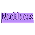 written_Necklaces.stl Archivo STL gratuito EXPOSITOR : COLLARES / PULSERAS / PENDIENTES・Objeto para descargar e imprimir en 3D