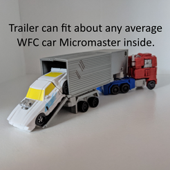 1.png STL file Trailer for Transformers Kingdom Core Optimus Prime・3D print design to download