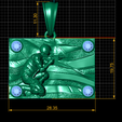 dimension-1.png Pingente de ouro floral Modelo para impressão 3D