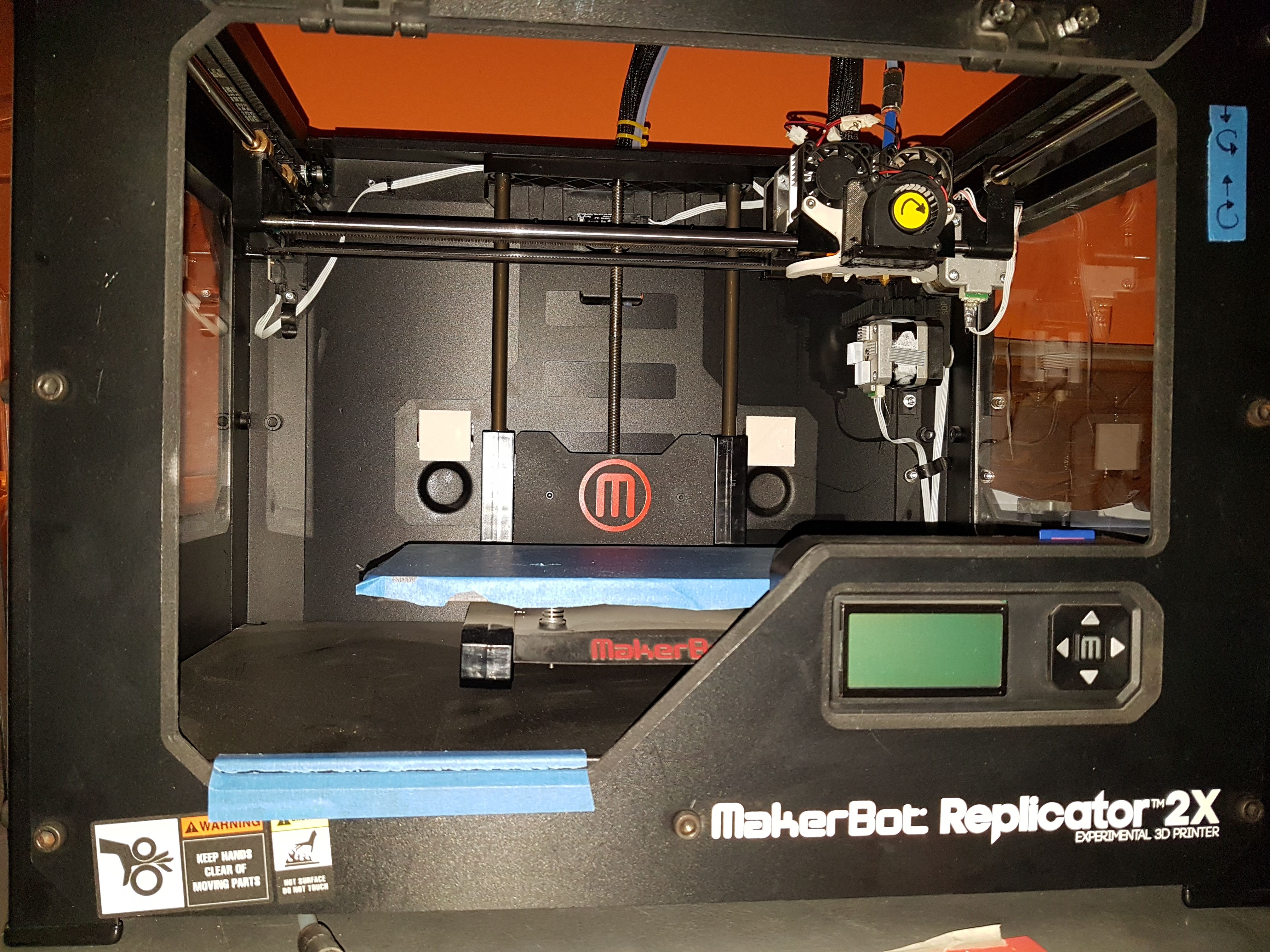 Download STL file Makerbot 2X Fan Bownden for PLA • Design to 3D print