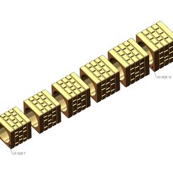 Extra-Chunky-Brick-Ring-size7to12-00.jpg STL file Extra Chunky brick city ring US sizes 6to12 3D print model・3D printing idea to download