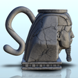 16.png Pharaoh with nemes dice mug (8) - Holder Beer Can Storage Container Tower Soda Box DnD RPG Boardgame 33cl 25cl 12oz 16oz 50cl Beverage