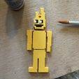 8-bit-spring-bonnie.jpg 8 Bit Spring Bonnie Keychain / Necklace (FNAF / Five Nights At Freddy's)