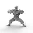 render.1260.jpg Kampf Low-Poly-Charakter Pose