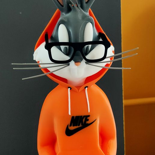 Bugs bunny urban vibes Fan art (multiparts/3mf)