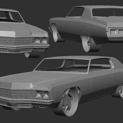 5.png STL file Chevrolet Impala 1973 - 3D printing model 3D print model・3D printing idea to download