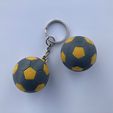 IMG_1215.jpg Soccer Ball (Football) with Keychain Hook