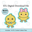 Etsy-Listing-Template-STL.png Easter Chicks Cookie Cutter | STL File