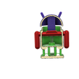 12.png Anandroid with a mechanical mechanism for moving the hands and head