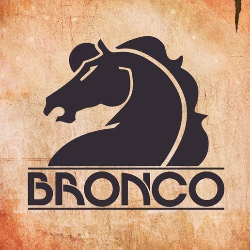 Bronco Coaster - Horse 3D model