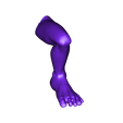 G_LLegs.stl Archivo STL gratis Gollum - Smeagol LOTR・Diseño de impresión 3D para descargar