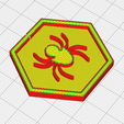 spider-preview.png Коллекция шестиугольников Desert Meeple - 3D печатные игровые жетоны