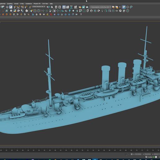 2025-11-24-08-53-03.jpg Warship Cruiser Aurora 3D print model