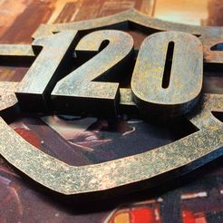 PSX_20221219_165414.jpg Datei STL 2 Logos Harley Davidson 120 Jahre・Modell für 3D-Druck zum herunterladen