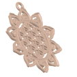 fem_jewel_33 v10-003.png neck pendant keychain "sunflower" femJ-33 3d-print and cnc