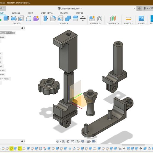 Traxxas TQi Link Smartphone Holder V2 3D model