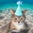 CAT-PARTY-HAT-PLASTIC-3D-PRINT-by-qbed-6.jpg FISHY FISH CAT PARTY HAT