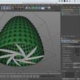 3D-printable_lampshade_made_in_MAXON_Cinema_4D.jpg 3D-printable lampshade for standard light fixture